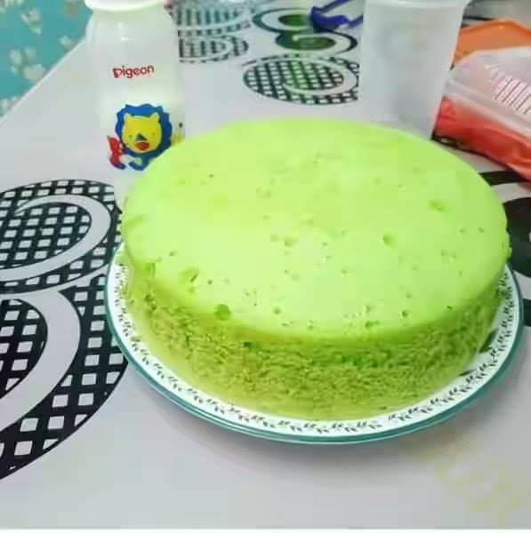 Kek Pandan Cheese Leleh Confirm Menjadi. Serius Sedap