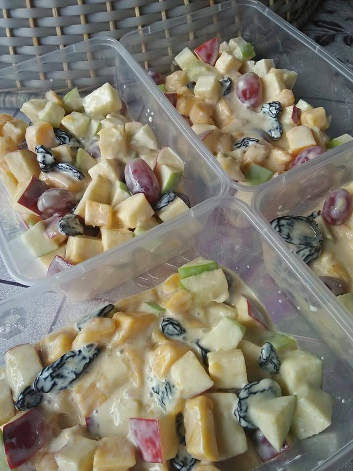 Salad Buah-Buahan Segar Yang Enak Dimakan. Nak Buat Pun Mudah!