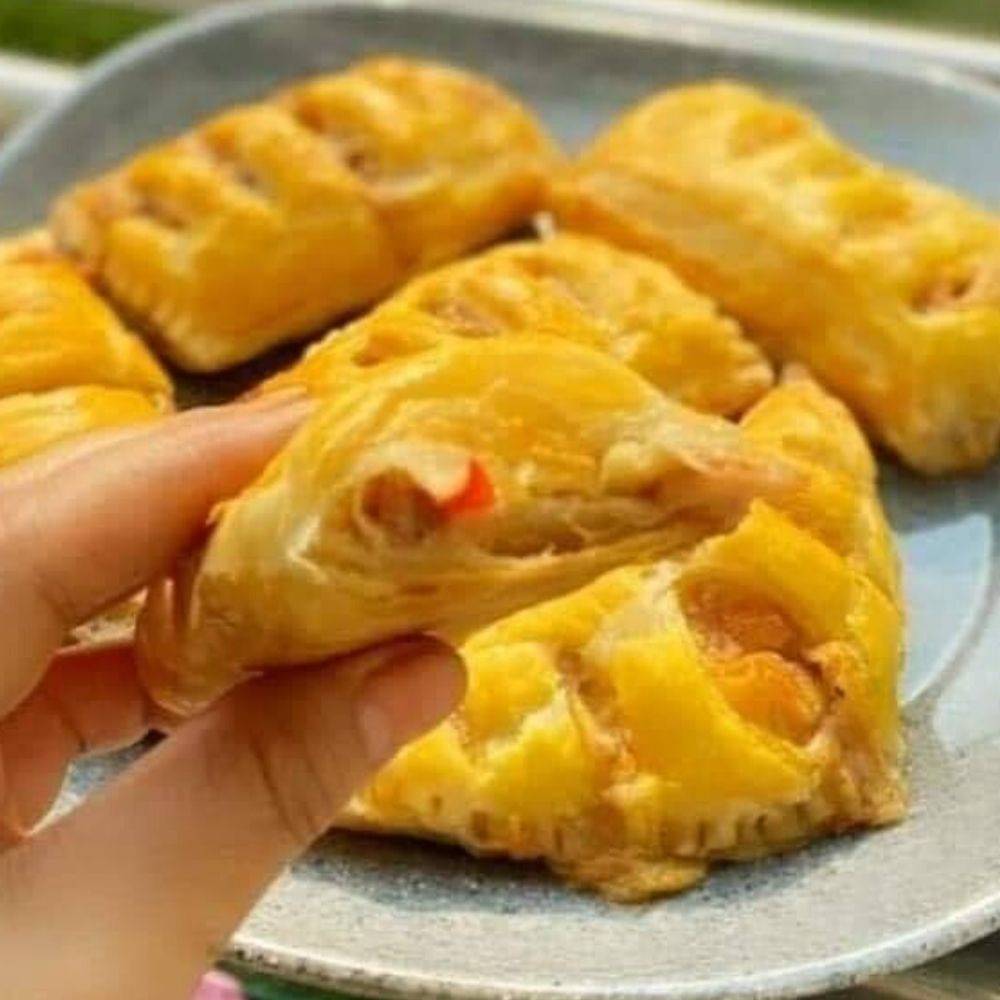 Cheesy Chicken & Mushroom Puff, Boleh Aje Guna Pastri Lapis Segera