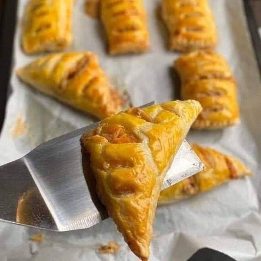 Cheesy Chicken & Mushroom Puff, Boleh Aje Guna Pastri Lapis Segera