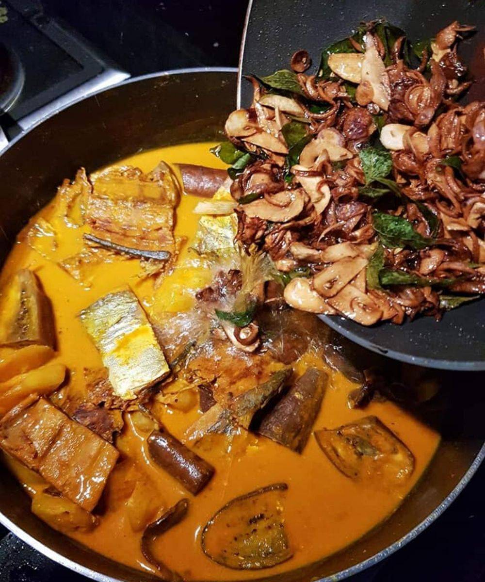 Gulai Ikan Talang Kering Tumis Darat, Memang Popular Di Sebelah Utara.