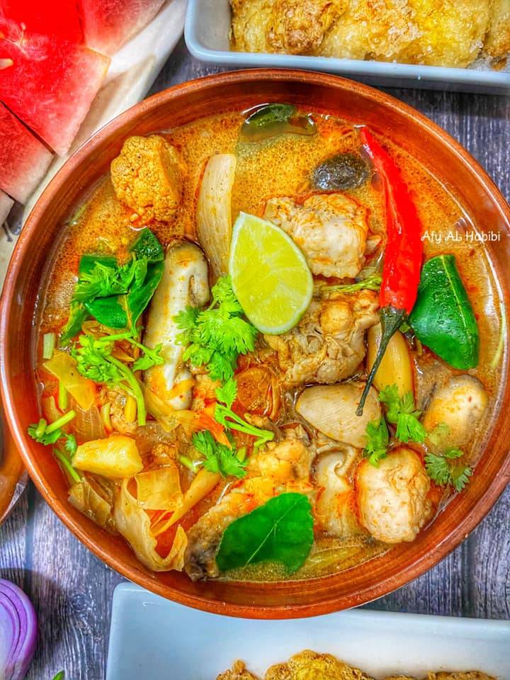 Tomyam Sayur Thai. Resipi Istimewa Yang Sangat Sedap.