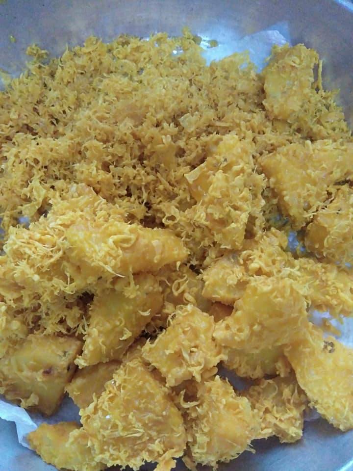 Nanas Goreng Crispy. Sajian Minum Petang Unik Tapi Sedap.