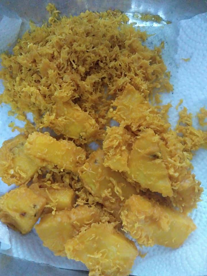 Nanas Goreng Crispy. Sajian Minum Petang Unik Tapi Sedap.