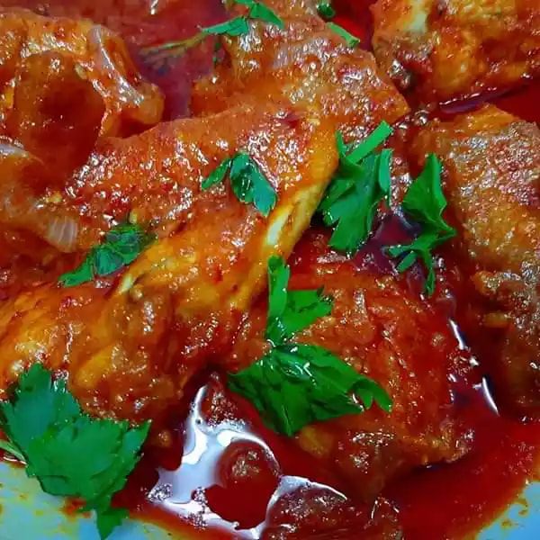 Nasi Hujan Panas &#038; Ayam Masak Merah Kombinasi Yang Padu. Sungguh Menyelerakan