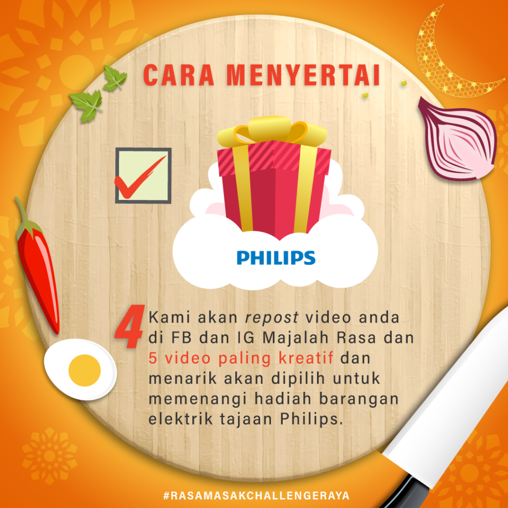 Rasa Masak Challenge Raya Join Dan Menang Barangan Philips