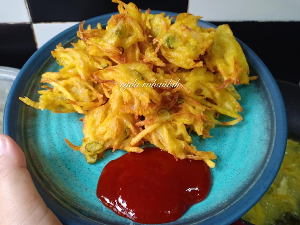 Resipi Cekodok Jejari Kentang Sedap & Paling Simple.