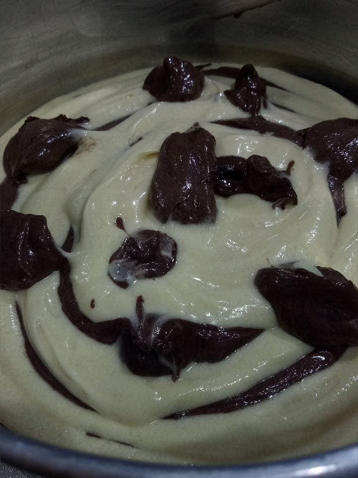 Resipi Kek Marble Moist Sedap. Sukatan Dalam Gram & Cawan.
