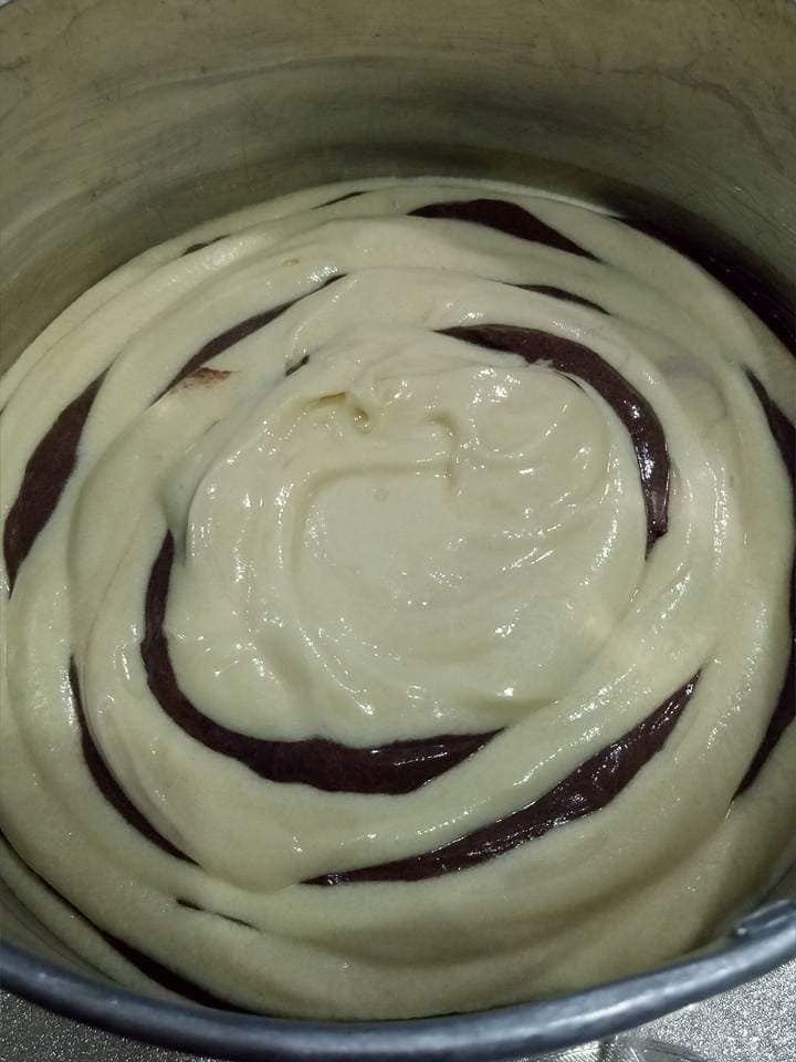 Resipi Kek Marble Moist Sedap. Sukatan Dalam Gram & Cawan.