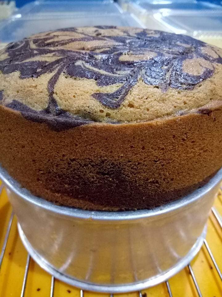 Resipi Kek Marble Moist Sedap. Sukatan Dalam Gram & Cawan.
