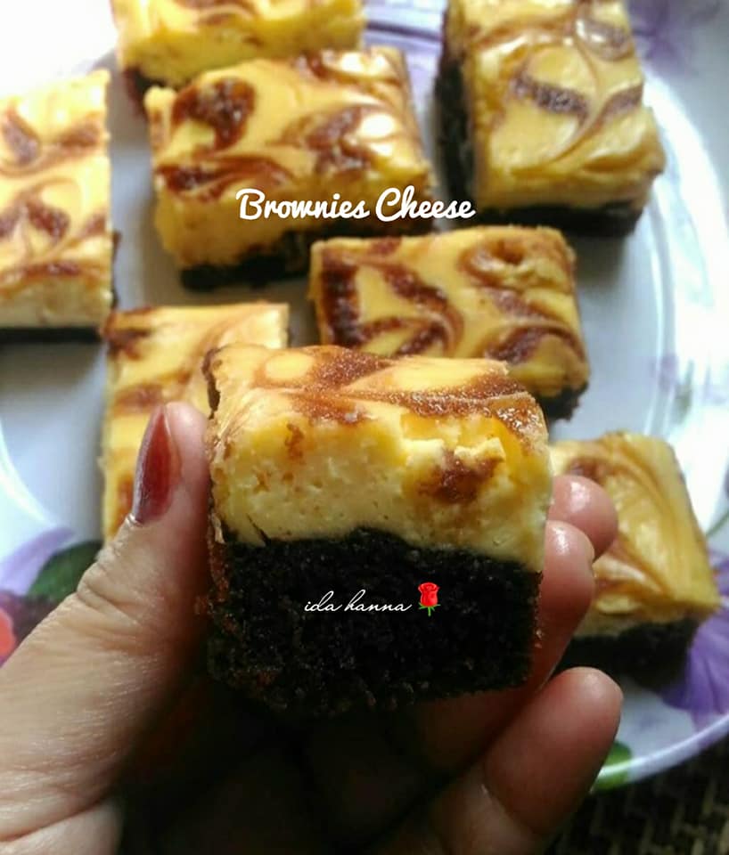 Resipi Brownies Cheese Paling Power Tapi Senang Je Nak Buat