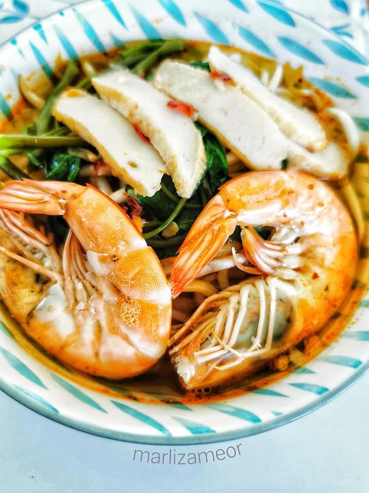 Cara Buat Mi Udang Nyonya Paling Sedap