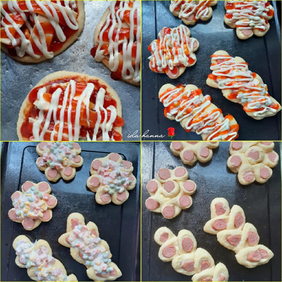 Roti Sosej & Piza Mini, Senang Je Nak Buat