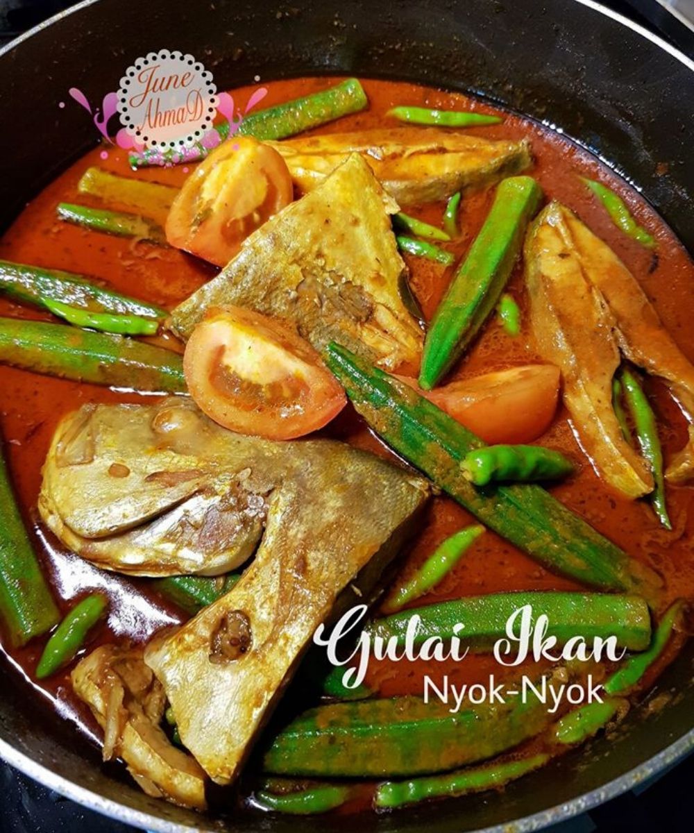 Gulai Ikan Nyok Nyok, Keenakan Melicinkan Pinggan