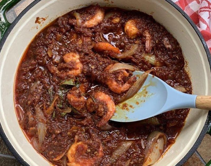 Sambal Udang Pelengkap Hidangan Harian