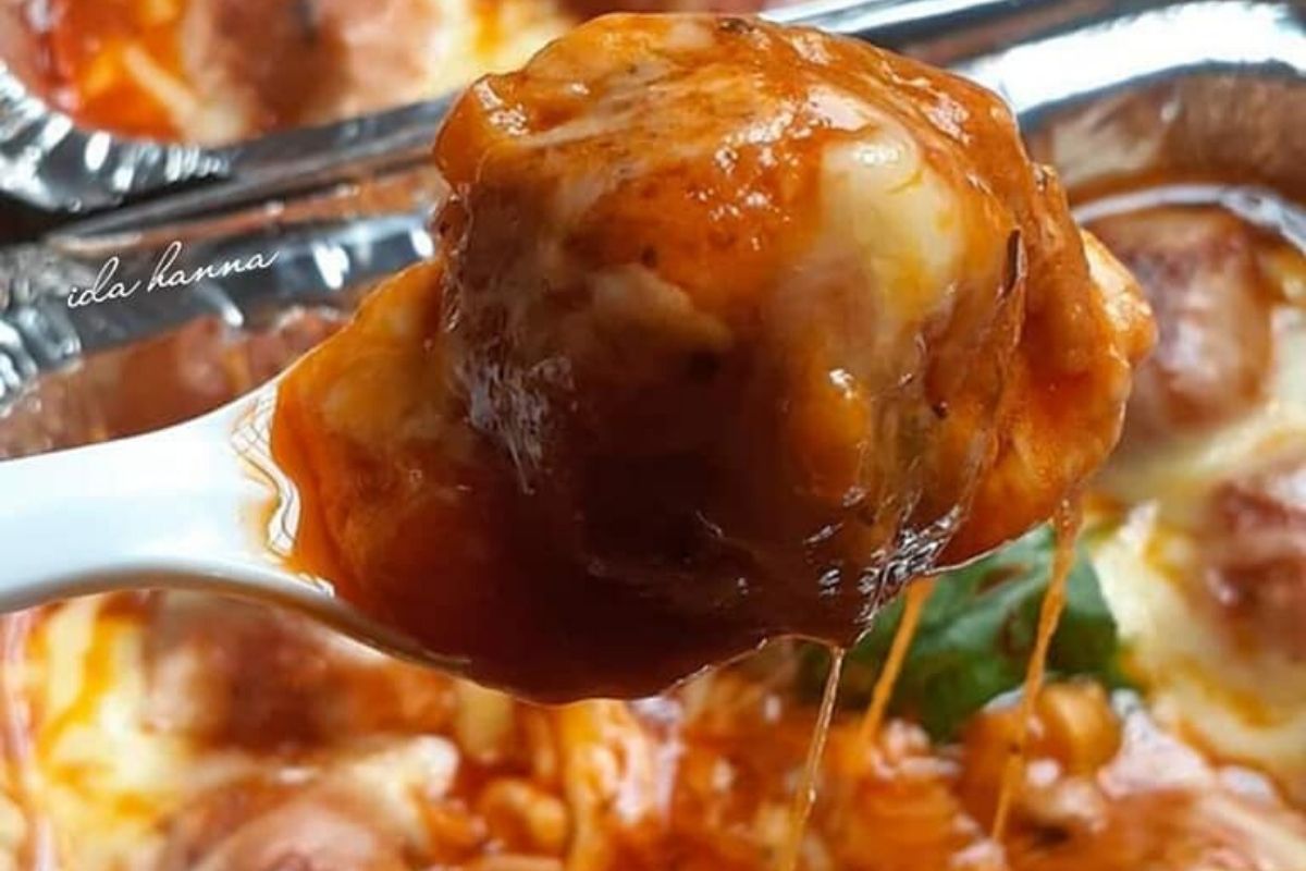 Buat Sendiri Meatball Bolognese Cheese, Sedap Tak Terkata