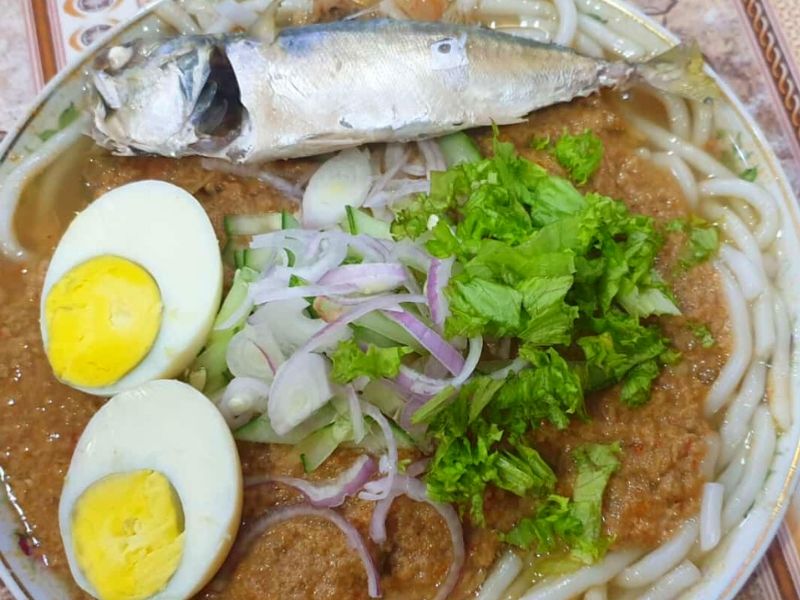 Laksa Utaqa Ikan Sekoq, Kuah Likat Puas Makan