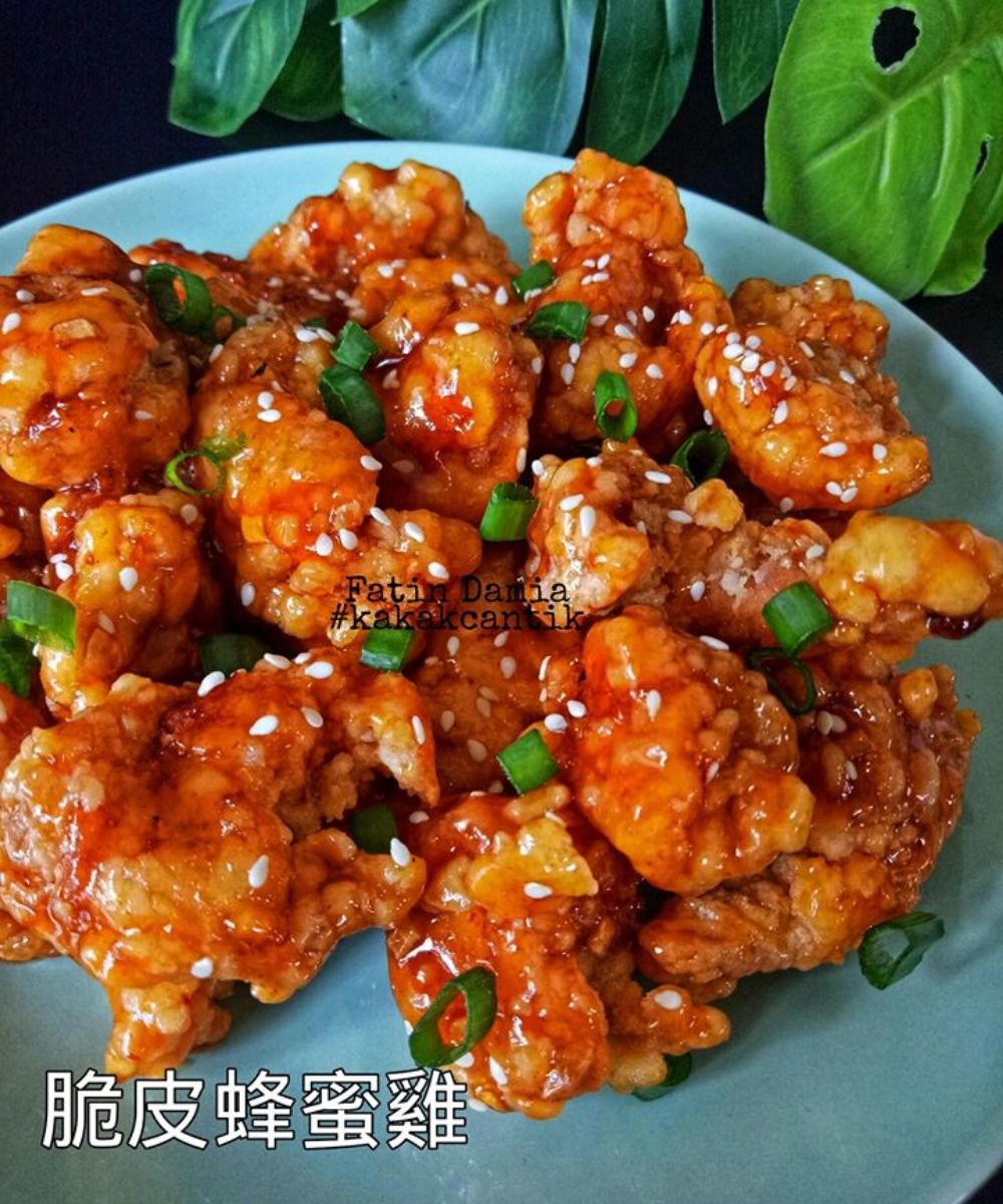 Ayam Madu Crispy Chinese Style Paling Sedap, Halalan Toyyiban.