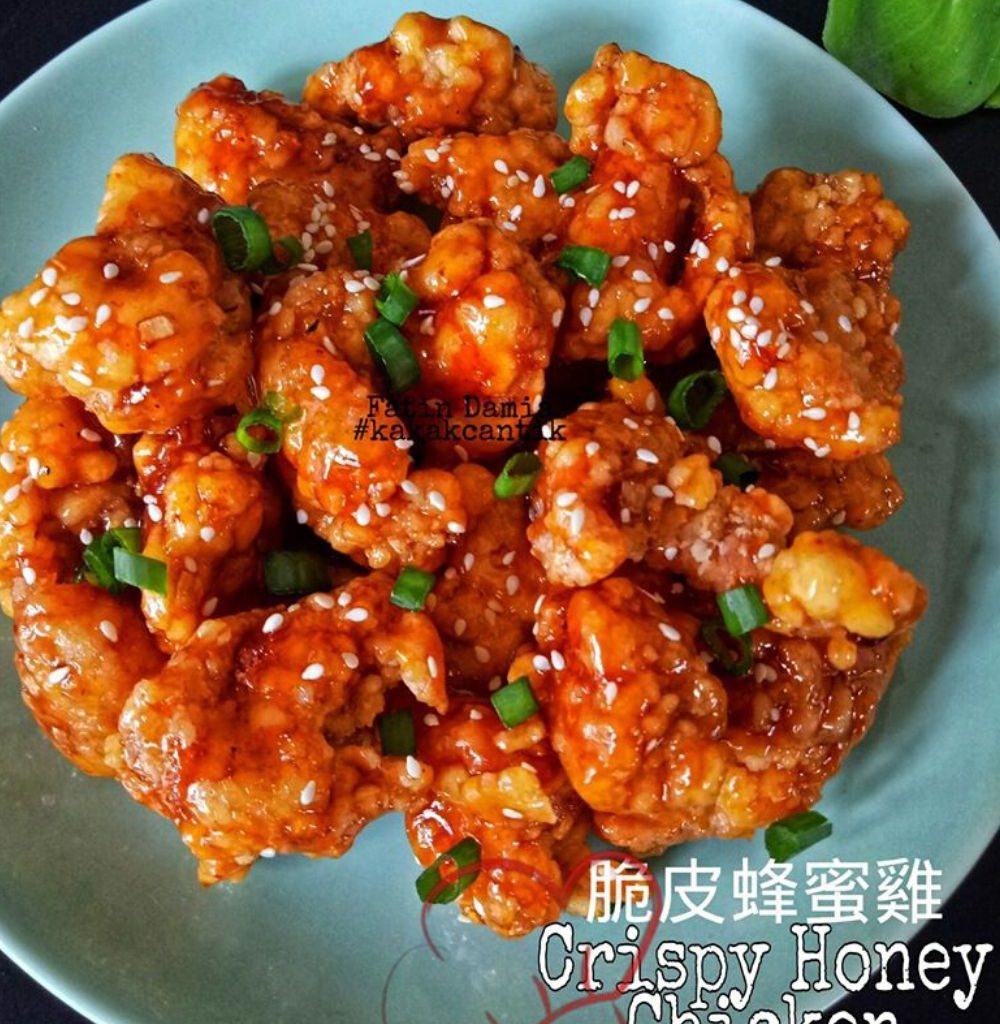 Ayam Madu Crispy Chinese Style Paling Sedap Halalan Toyyiban