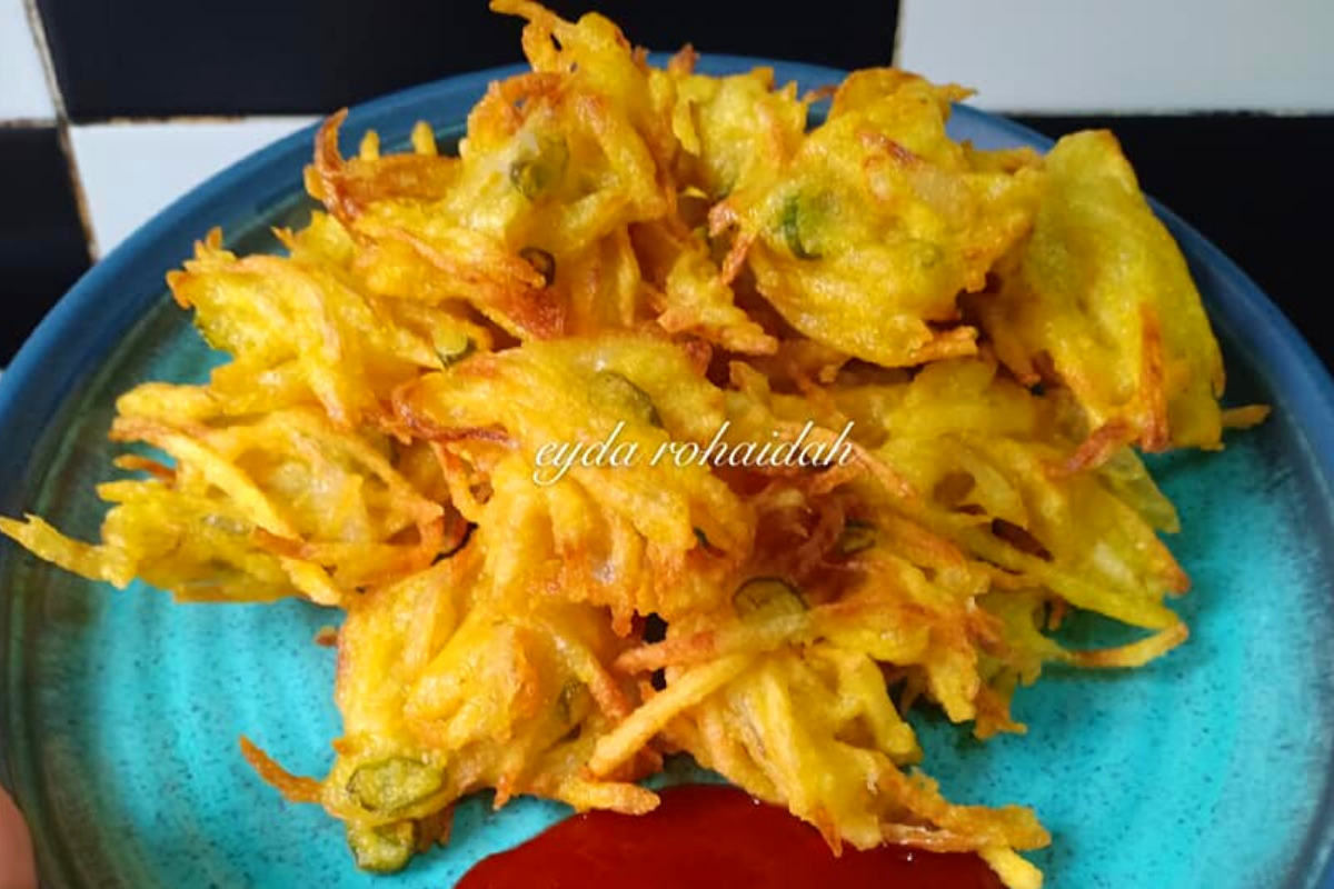 Resipi Cekodok Jejari Kentang Sedap & Paling Simple.