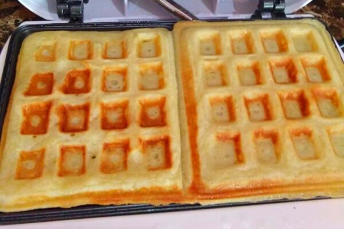 Cara Bancuh Adunan & Masak Waffle Sedap Secara Homemade.