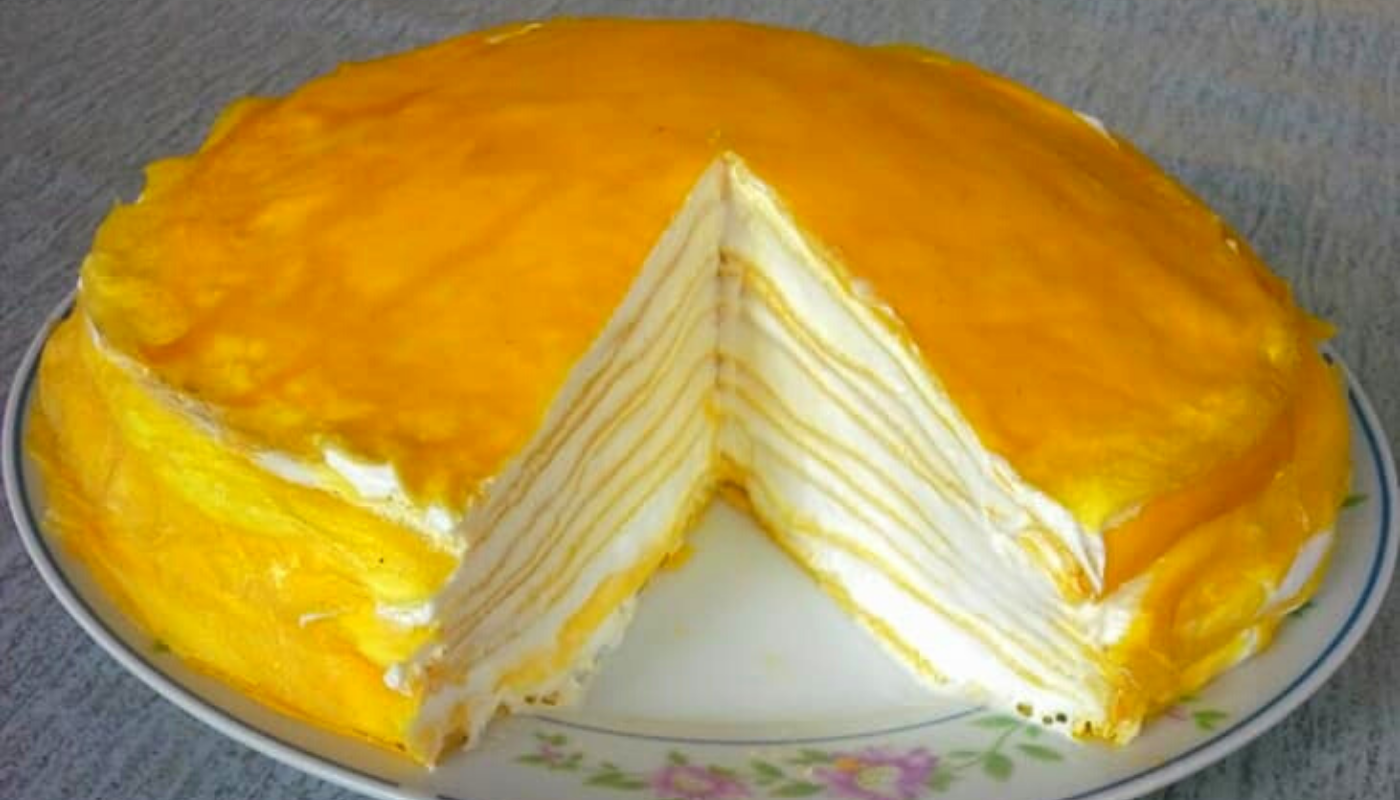 Cara Buat Kulit Mille &#038; Durian Crepe Guna Tepung Gandum