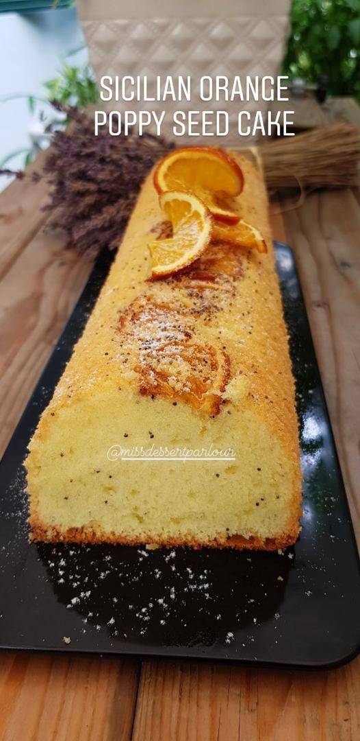 Nikmat Rasanya Sicilian Orange Poppy Seed Cake