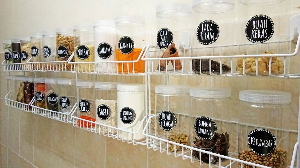 diy rak gantung jimat ruang dapur. modal rm 80 aje.