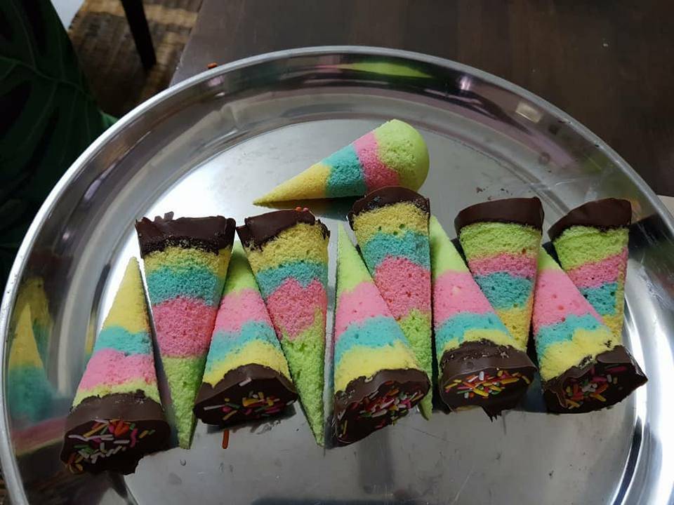 Comelnya Apam Cornetto Ini. Nak Makan Pun Rasa Sayang!