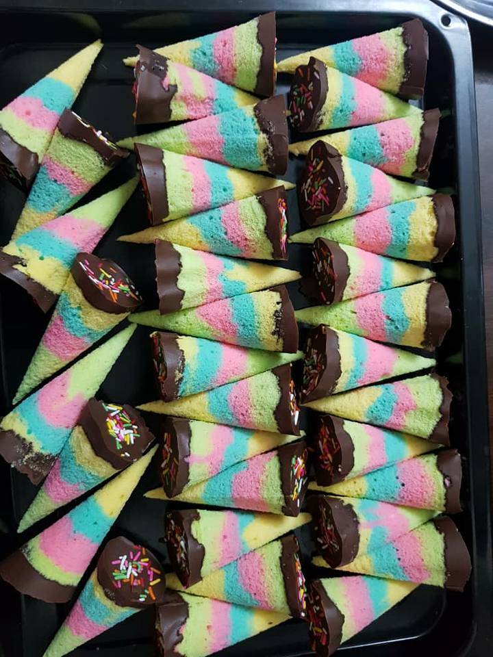 Comelnya Apam Cornetto Ini. Nak Makan Pun Rasa Sayang!