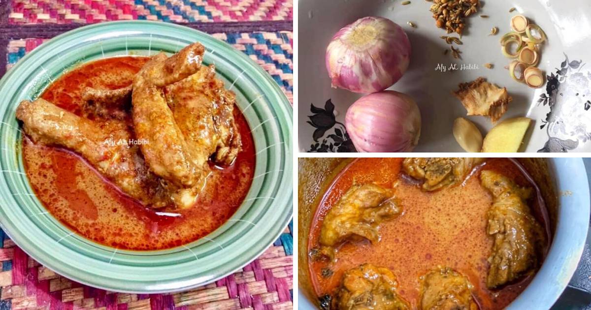 Cara Masak Gulai Ayam Kelate Yang Sedap Harum Semerbak