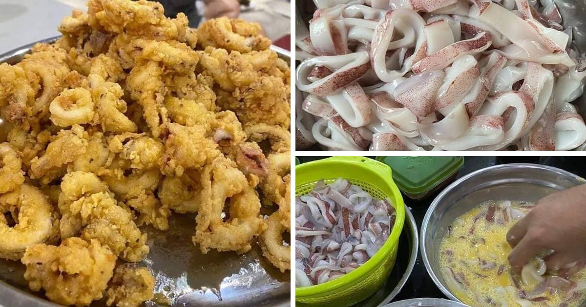 Cara Masak Sotong Goreng Tepung Yang Rangup & Elok Kejadiannya