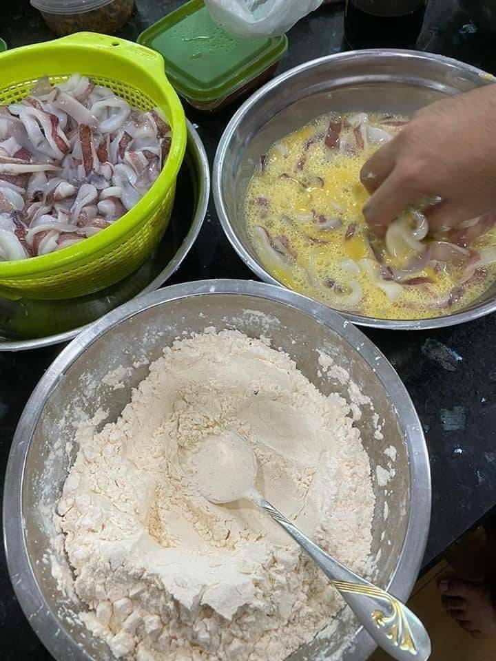 Cara Masak Sotong Goreng Tepung Yang Rangup & Elok Kejadiannya