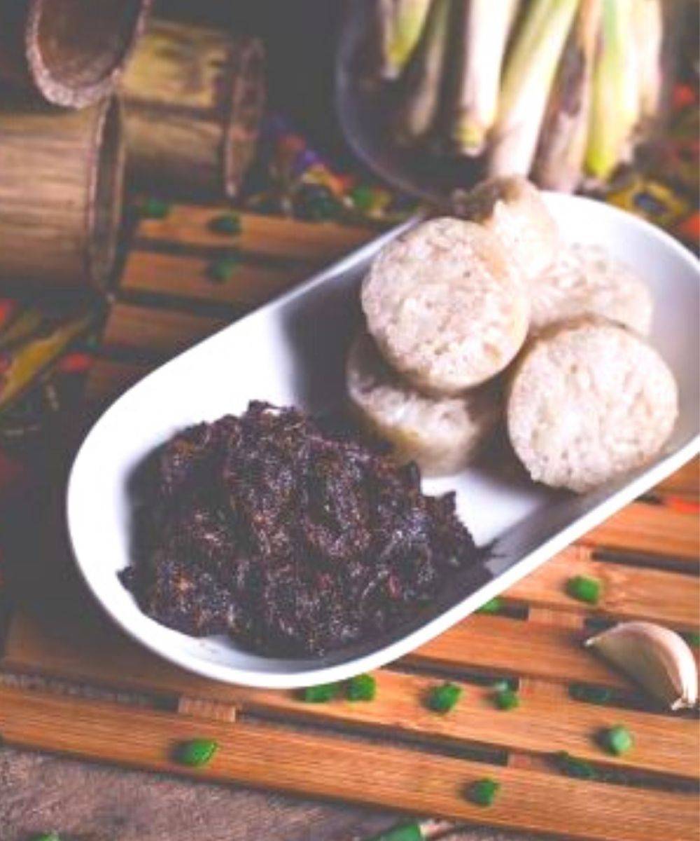 Terbaik Dari Dapur Omak. Rendang Pucuk Ubi, Serunding Halia & Daging Dendeng