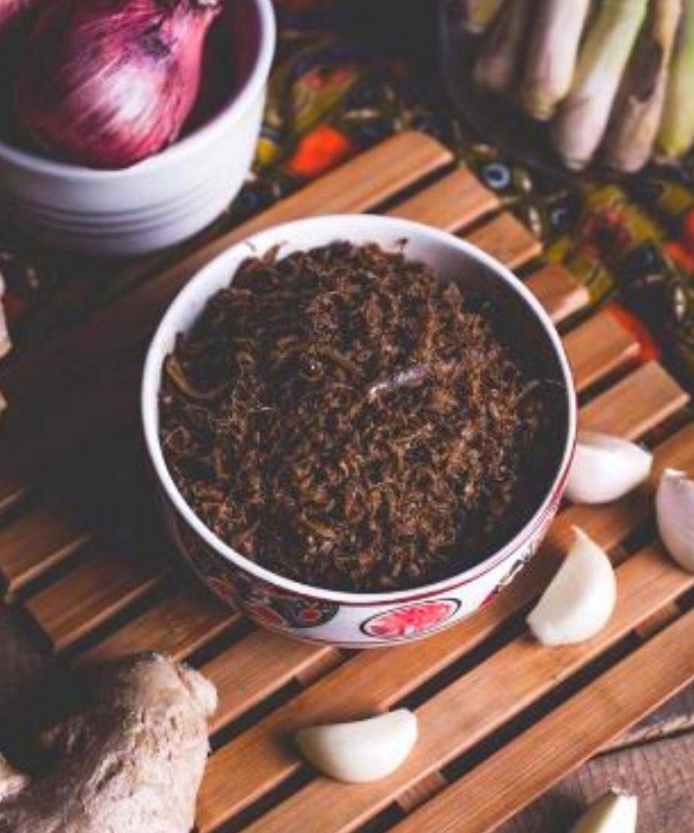 Terbaik Dari Dapur Omak. Rendang Pucuk Ubi, Serunding Halia &#038; Daging Dendeng