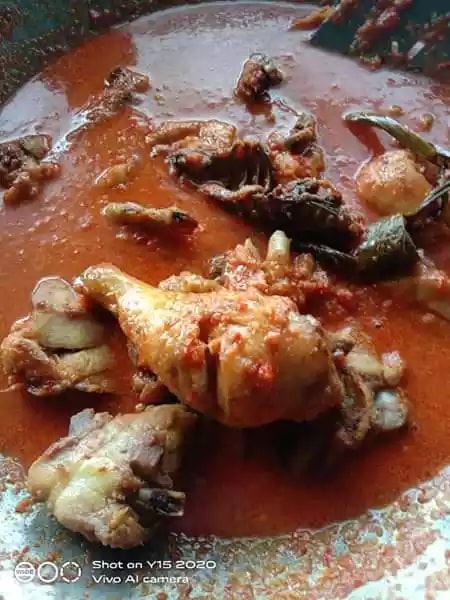 Ayam Masak Merah Ala-Ala Kenduri Kahwin