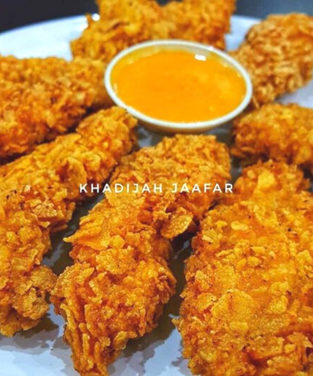 Ayam Goreng Crispy Cornflakes, Betul-betul Rangup.