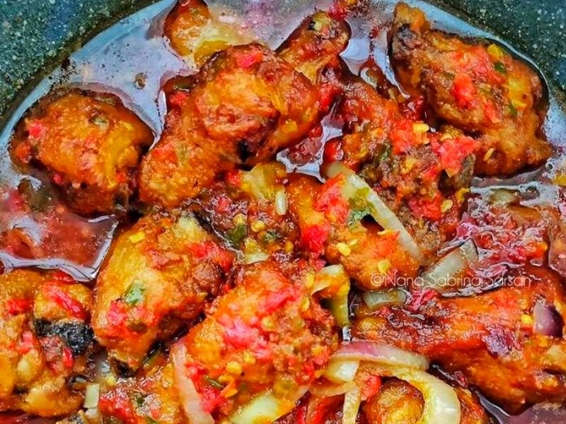 Balado Ayam Pedas Menyengat