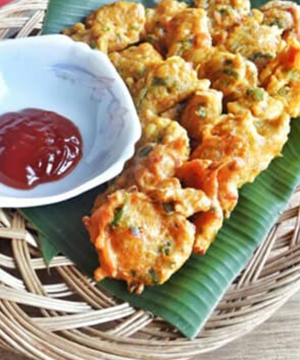 Cucur Udang Geragau Inspirasi Resipi Baba Nyonya, Sedap Kemain.