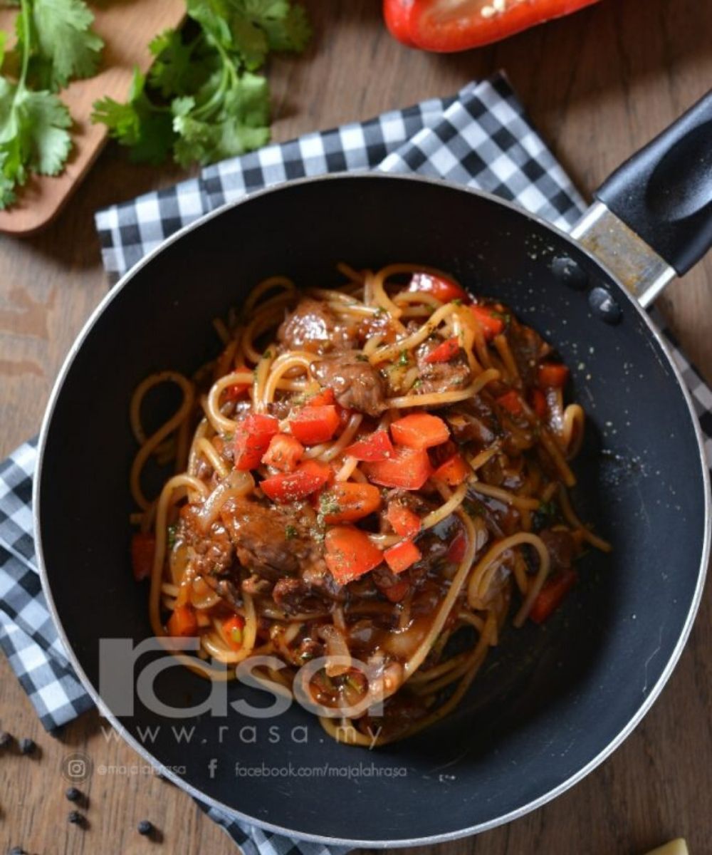 Spaghetti Terenak Citarasa Tempatan, Anak-anak Suka Nih.