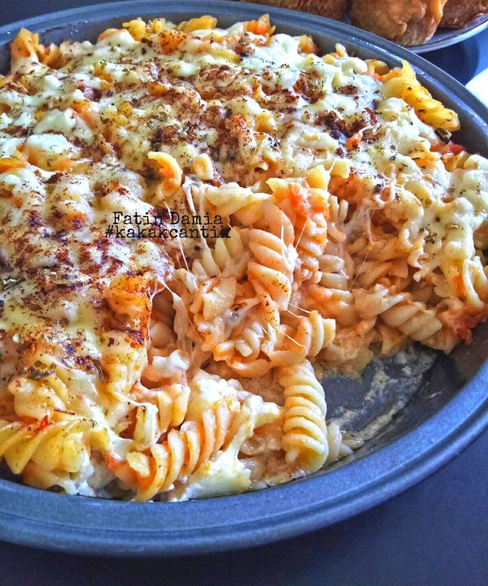 Baked Creamy Pasta, Fatin Guna Tomato Segar Lebih Ummph.