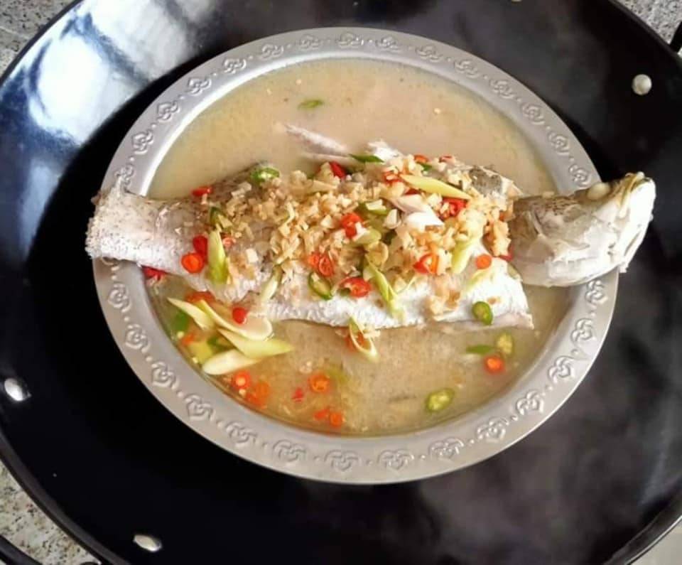 Resipi Ikan Siakap Stim Ala Thai Confirm Sedap & ‘Juicy’