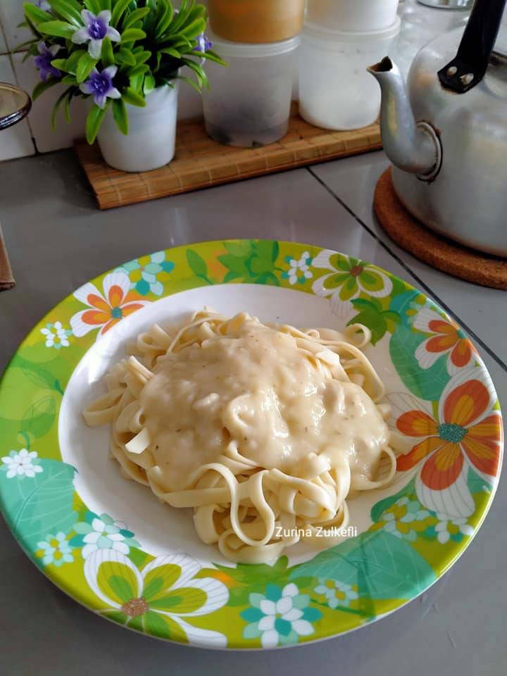 Resipi Sos Carbonara Homemade. Mudah, Sedap & Lebih Jimat.
