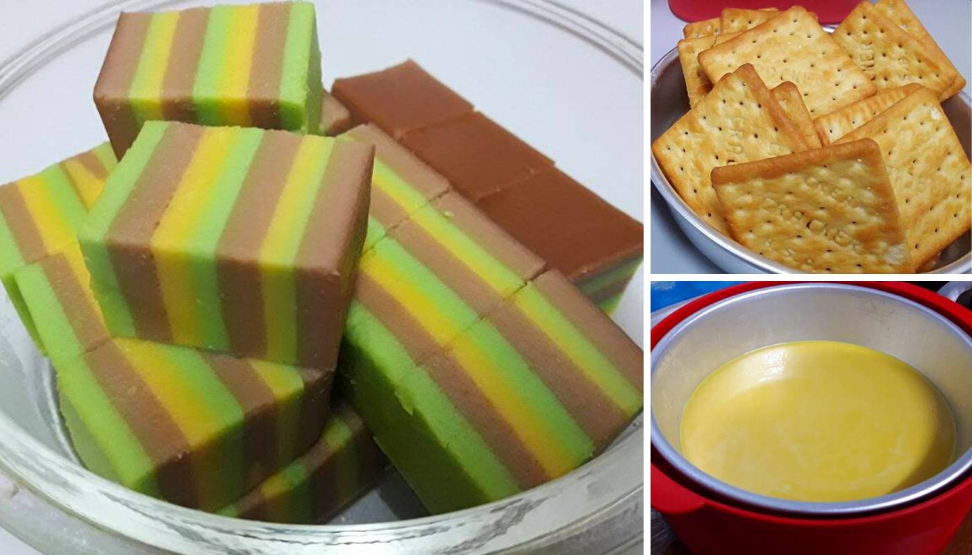 Buat Puding Sedap Guna Biskut Lemak. Makan Sejuk Memang Best!