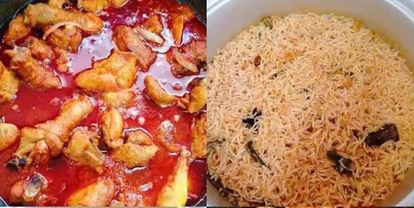 Nasi Tomato Dan Ayam Masak Merah Untuk 20 Orang Makan. Ikut Langkah