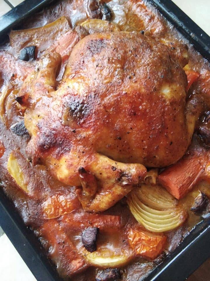 Resipi Ayam Bakar Ala Kenny Roger & Nasi Planta