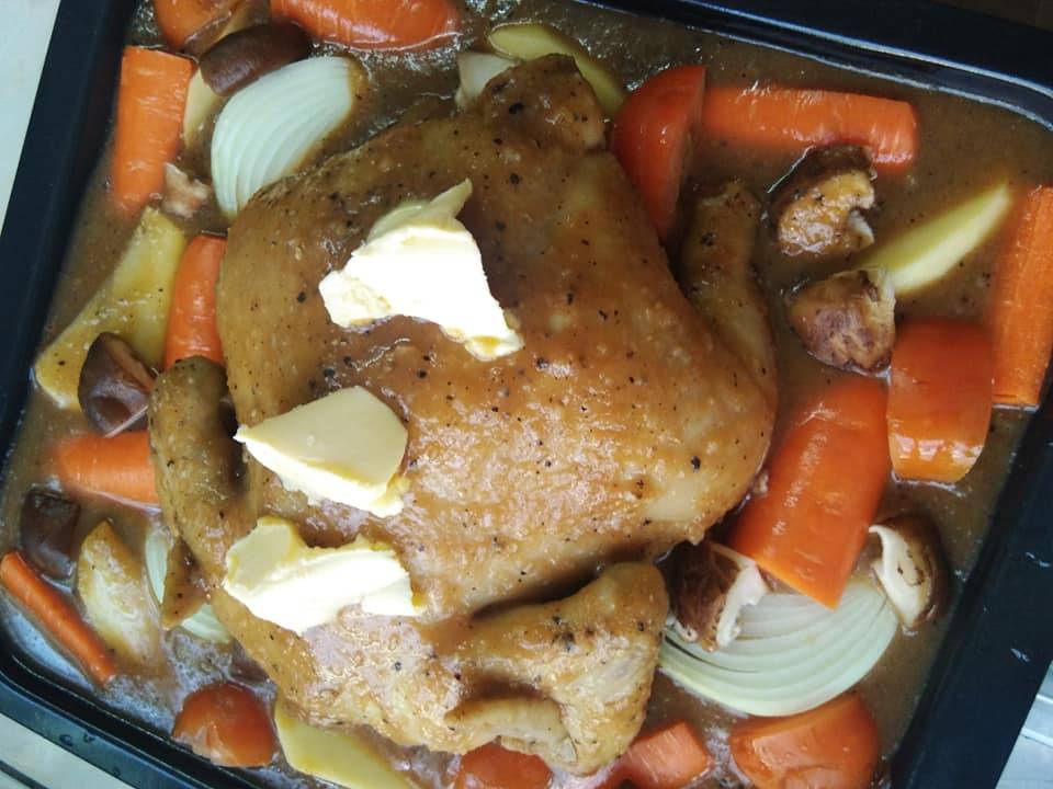 Resipi Ayam Bakar Ala Kenny Roger & Nasi Planta