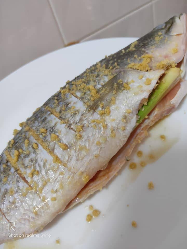 Masak Ikan Siakap Stim Limau Guna Kuali. Sedap, Cepat & Kuah Banyak