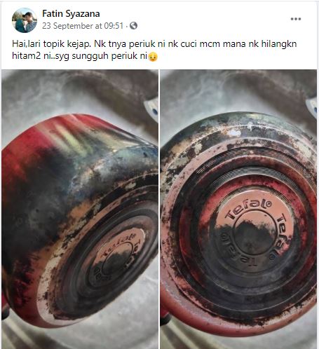 Netizen Kongsi Tip Cuci Periuk Berjelaga & Yang Satu Ni Memang ‘Superb’ Giler!