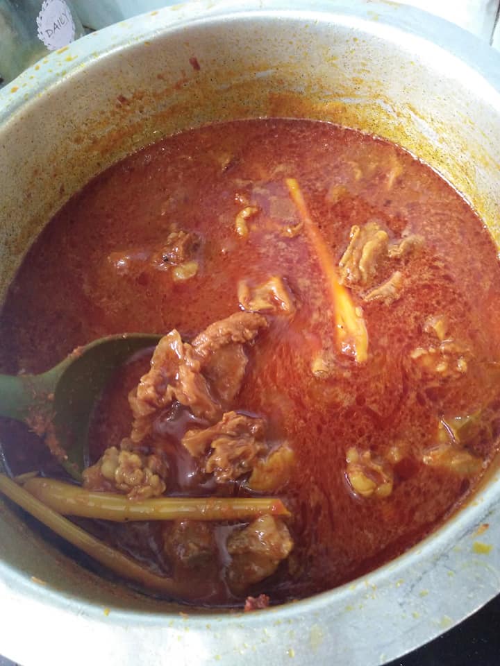 Asam Pedas Daging Tetel Bikin Kecur Liur